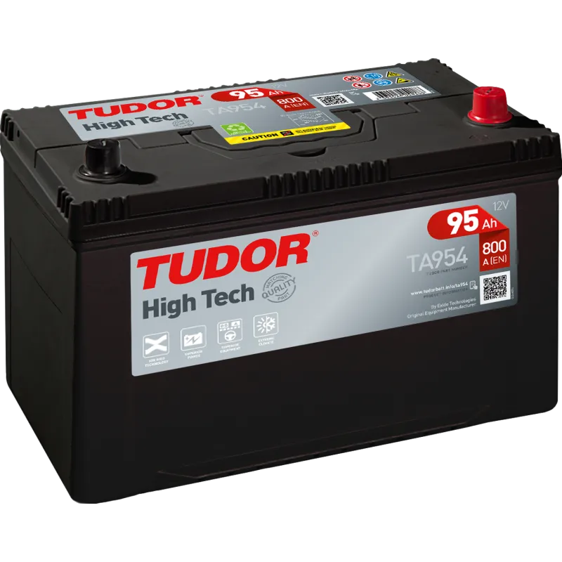 Tudor TA954. Batterie de voiture Tudor 95Ah 12V