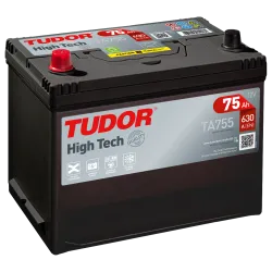 Tudor TA755. Car battery Tudor 75Ah 12V