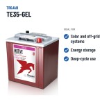 Batteria solare Trojan TE35-GEL 6V 210Ah GEL – usi consigliati