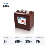 Bateria de carrinho de golfe Trojan T-145 6V 260Ah – dados principais