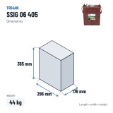 Batteria solare Trojan SSIG 06 405 6V 366Ah | baterias.com