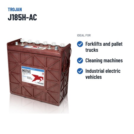 Batteria a trazione Trojan J185H-AC 12V 225Ah – usi consigliati