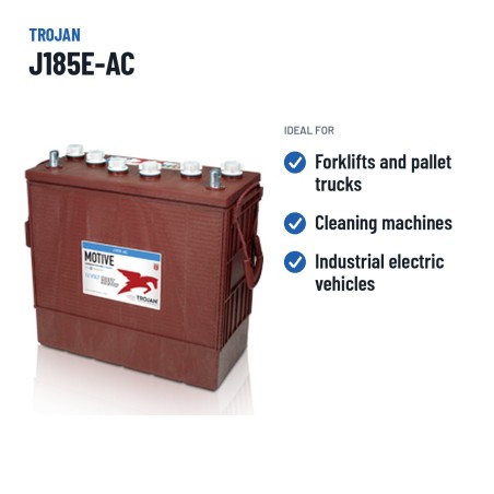 Traktionsbatterie Trojan J185E-AC 12V 175Ah – empfohlene Einsatzbereiche