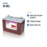 Batteria solare Trojan 31-GEL 12V 102Ah GEL – usi consigliati
