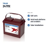 Batería de carrito de golf Trojan 24TMX 12V 85Ah – usos recomendados