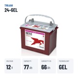 Solar battery Trojan 24-GEL 12V 77Ah GEL – key specs