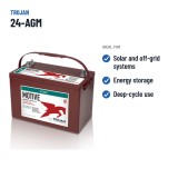 Batería solar Trojan 24-AGM 12V 76Ah AGM – usos recomendados