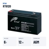Stationärbatterie USV Ritar RT6120 6V 12Ah AGM – wichtigste Daten