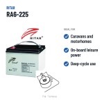 Caravan battery Ritar RA6-225 6V 238Ah AGM – recommended uses