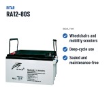 Bateria de cadeira de rodas Ritar RA12-80S 12V 85Ah AGM – utilizações recomendadas