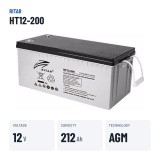 Stationary UPS battery Ritar HT12-200 12V 212Ah AGM – key specs