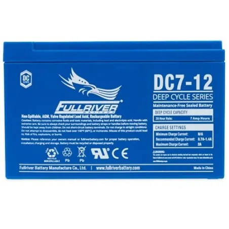Batería Fullriver DC7-12 7Ah 12V Dc FULLRIVER - 1