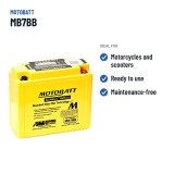 Motorcycle battery Motobatt MB7BB 12V 9Ah 150A AGM – recommended uses