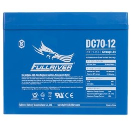 Batteria FULLRIVER DC70-12 12V 70Ah