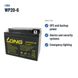 Batterie stationnaire onduleur Long WP20-6 6V 20Ah AGM – utilisations recommandées