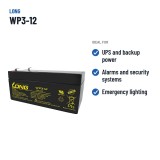 Stationärbatterie USV Long WP3-12 12V 3Ah AGM – empfohlene Einsatzbereiche