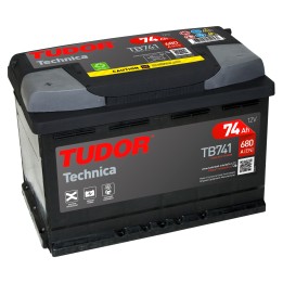 Batería TUDOR TB741 12V 74Ah 680A