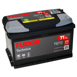 Batterie TUDOR TB712 12V 71Ah 670A
