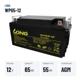 Batería de silla de ruedas Long WP65-12 12V 65Ah AGM – datos clave