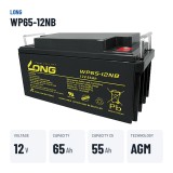 Batterie fauteuil roulant Long WP65-12NB 12V 65Ah AGM – caractéristiques clés