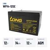 Rollstuhlbatterie Long WP14-12SE 12V 14Ah AGM – wichtigste Daten