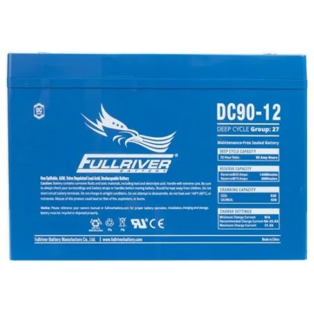 Batería Fullriver DC90-12 90Ah 530A 12V Dc FULLRIVER - 1