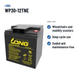 Batteria per carrozzina Long WP30-12TNE 12V 30Ah AGM – usi consigliati