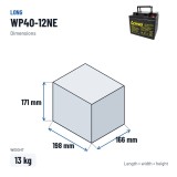 Batteria per carrozzina Long WP40-12NE 12V 40Ah AGM