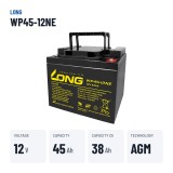 Rollstuhlbatterie Long WP45-12NE 12V 45Ah AGM – wichtigste Daten
