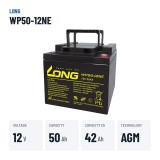 Batteria per carrozzina Long WP50-12NE 12V 50Ah AGM – dati principali