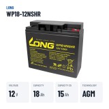 Batteria stazionaria UPS Long WP18-12NSHR 12V 18Ah AGM – dati principali