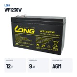 Batería estacionaria SAI/UPS Long WP1236W 12V 9Ah AGM
