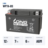 Stationärbatterie USV Long WP7A-BS 12V 7Ah AGM | baterias.com