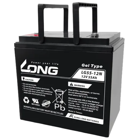 Batterie Long LG55-12N 55Ah Long - 1