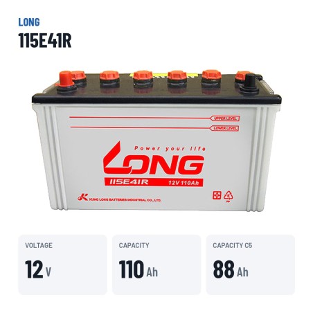 Bateria de carro Long 115E41R 12V 110Ah | baterias.com