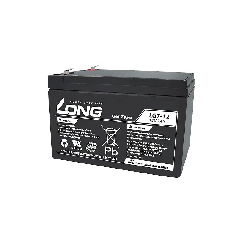 Bateria Long LG7-12 7Ah Long - 1