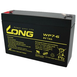 Batería LONG WP7-6 6V 7Ah AGM