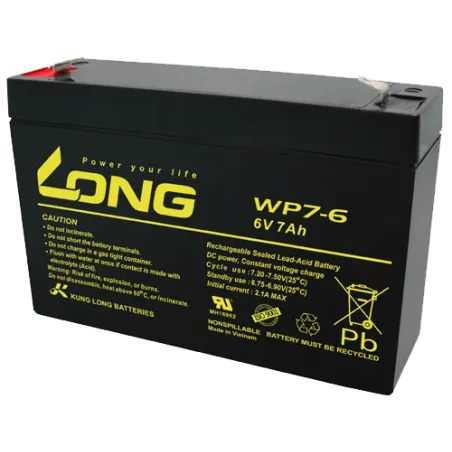 Batería Long WP7-6 7Ah Long - 1