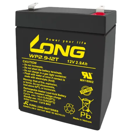 Long WP2.9-12T. Batterie für USV Long 2.9Ah 12V