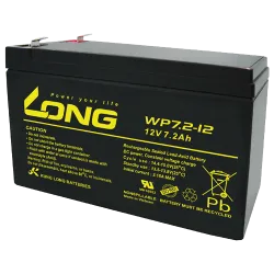 Long WP7.2-12. device battery Long 7.2Ah 12V