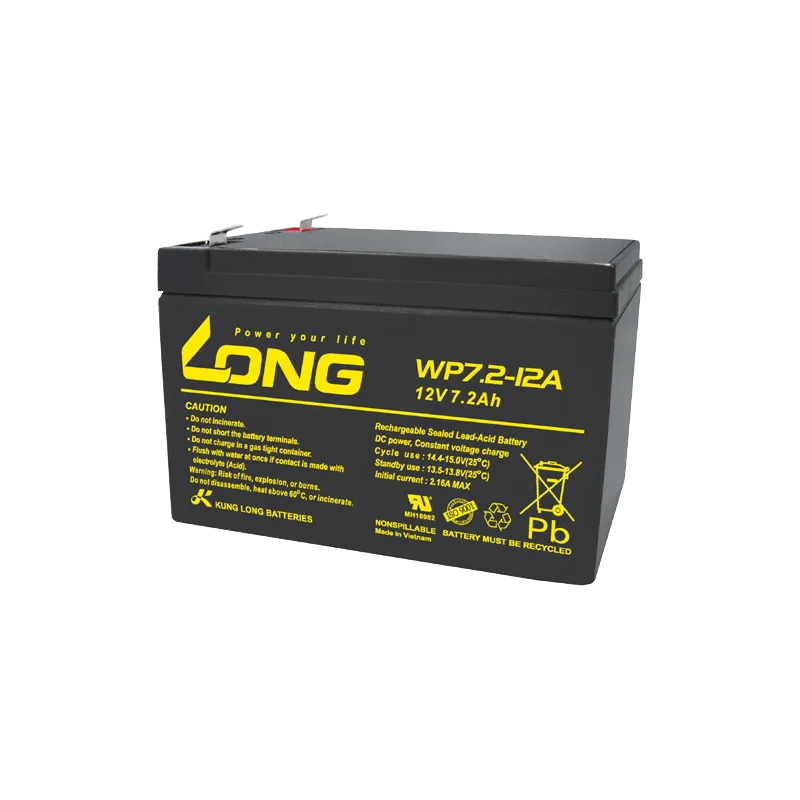 Batterie Long WP7.2-12A 7.2Ah Long - 1