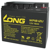 Wheelchair battery Long WP18-12U 12V 18Ah AGM