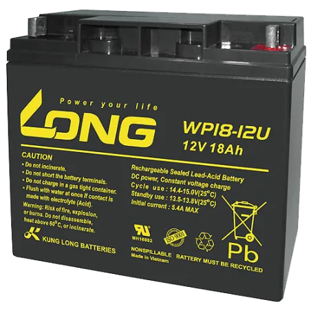 Batterie Long WP18-12U 18Ah Long - 1