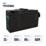 Batteria per telecomunicazioni Long TPK12100A 12V 100Ah AGM