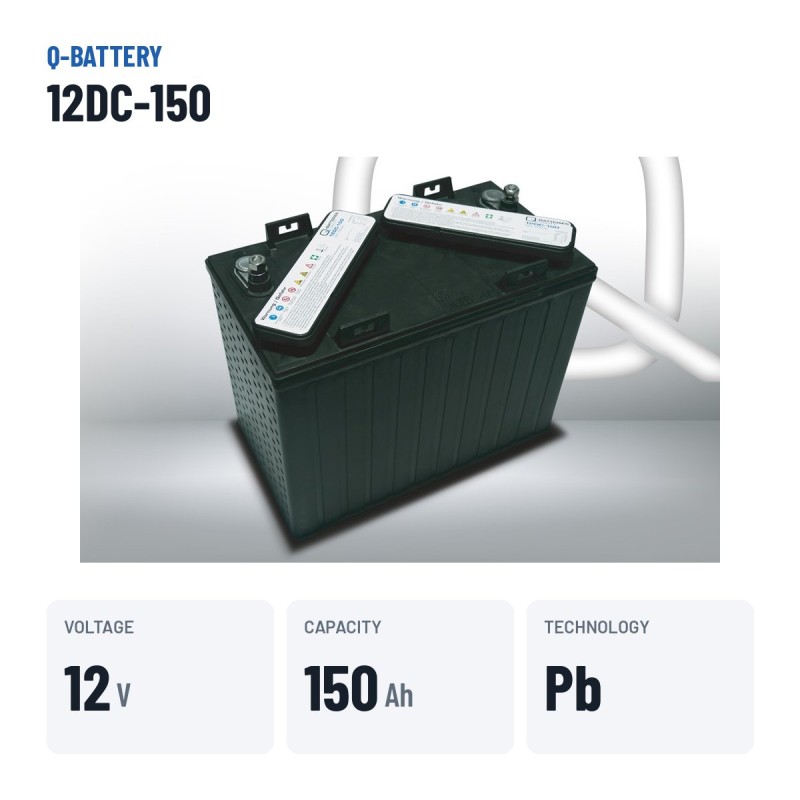 Wohnmobilbatterie Q-battery 12DC-150 12V 150Ah | baterias.com