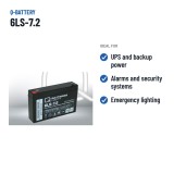 Stationary UPS battery Q-battery 6LS-7.2 6V 7.2Ah AGM – recommended uses