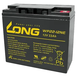 Long WP22-12NE. Bateria para cadeira de rodas Long 22Ah 12V