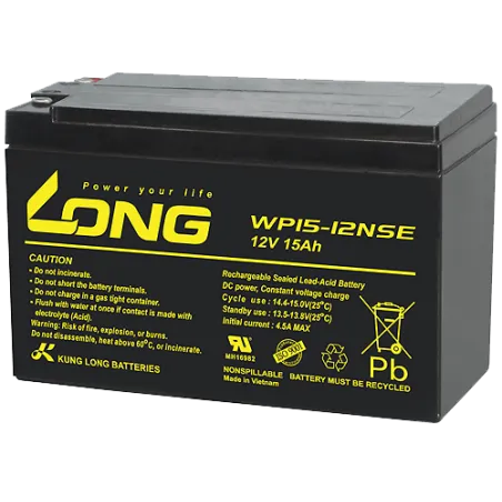 Bateria Long WP15-12NSE 15Ah Long - 1
