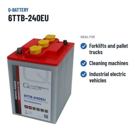 Traction battery Q-battery 6TTB-240EU 6V 240Ah – recommended uses