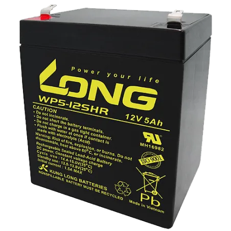 Long WP5-12SHR. Batteria per UPS Long 5Ah 12V